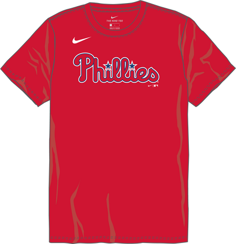 Nike Philadelphia Phillies Youth Institutional Short Sleeve Cotton Tee