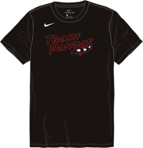 Nike Rocket City Trash Pandas Youth Institutional Short Sleeve Cotton Tee