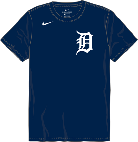 Nike Detroit Tigers Youth Institutional Short Sleeve Cotton Tee