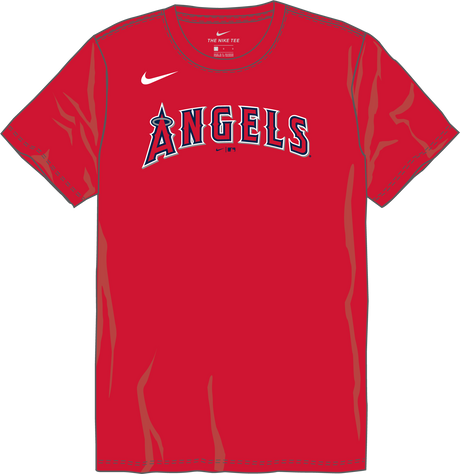 Nike Los Angeles Angels Youth Institutional Short Sleeve Cotton Tee