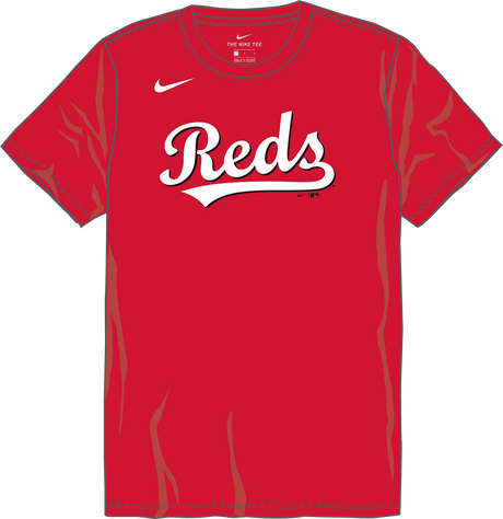Nike Cincinnati Reds Youth Institutional Short Sleeve Cotton Tee
