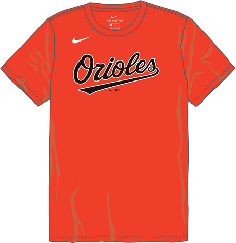 Nike Baltimore Orioles Youth Institutional Short Sleeve Cotton Tee
