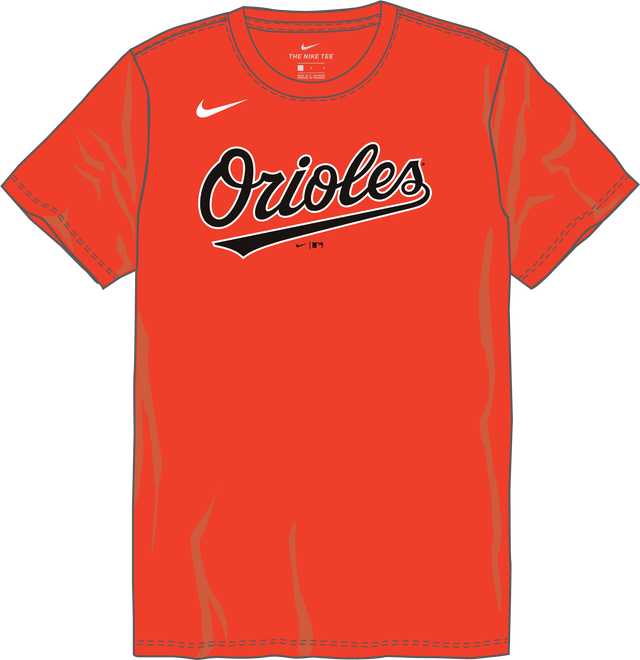 Nike Baltimore Orioles Youth Institutional Short Sleeve Cotton Tee