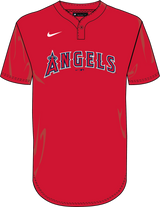 Nike Los Angeles Angels Youth Institutional 1 Button Pullover