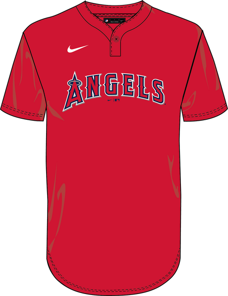 Nike Los Angeles Angels Youth Institutional 1 Button Pullover