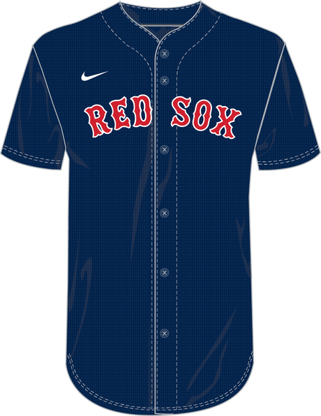 Nike Boston Red Sox Youth Institutional Full Button Jersey