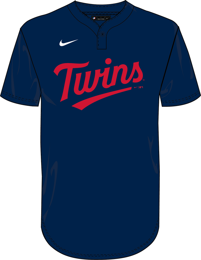 Nike Minnesota Twins Youth 1 Button Jersey