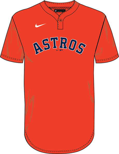 Nike Houston Astros Youth Institutional 1 Button Pullover