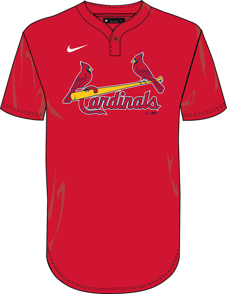 Nike St. Louis Cardinals Youth Institutional 1 Button Pullover