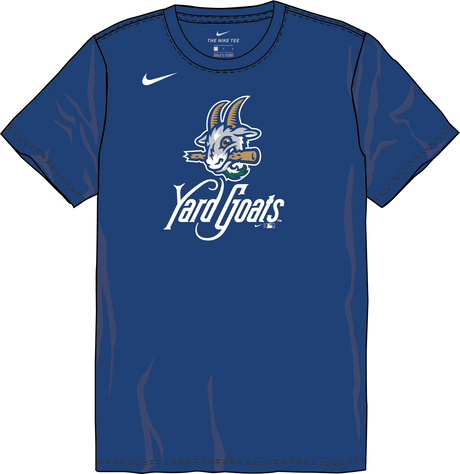 Nike Hartford Yard Goats Youth Institutional Short Sleeve Cotton Tee