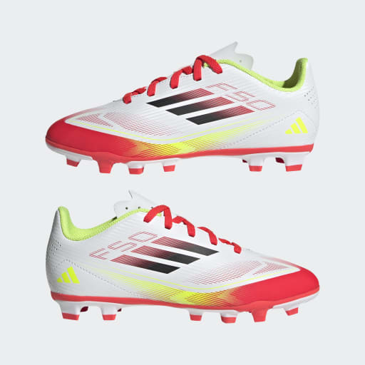 adidas Youth F50 Club Firm Ground Soccer Cleats-3