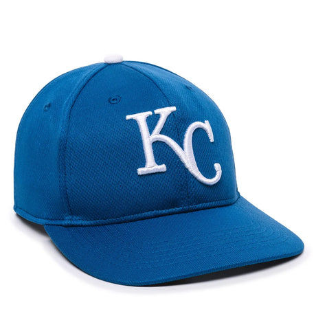 Outdoor Cap Kansas City Royals™ Official MLB® Replica Structured Solid Panel Hat (MLB-350)-1