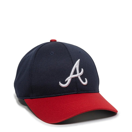 Outdoor Cap Atlanta Braves™ Official MLB® Replica Structured Solid Panel Hat (MLB-350)-1