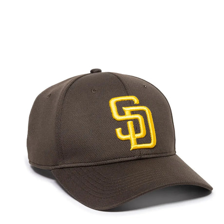 Outdoor Cap San Diego Padres™ Official MLB® Replica Structured Solid Panel Hat (MLB-350)-1