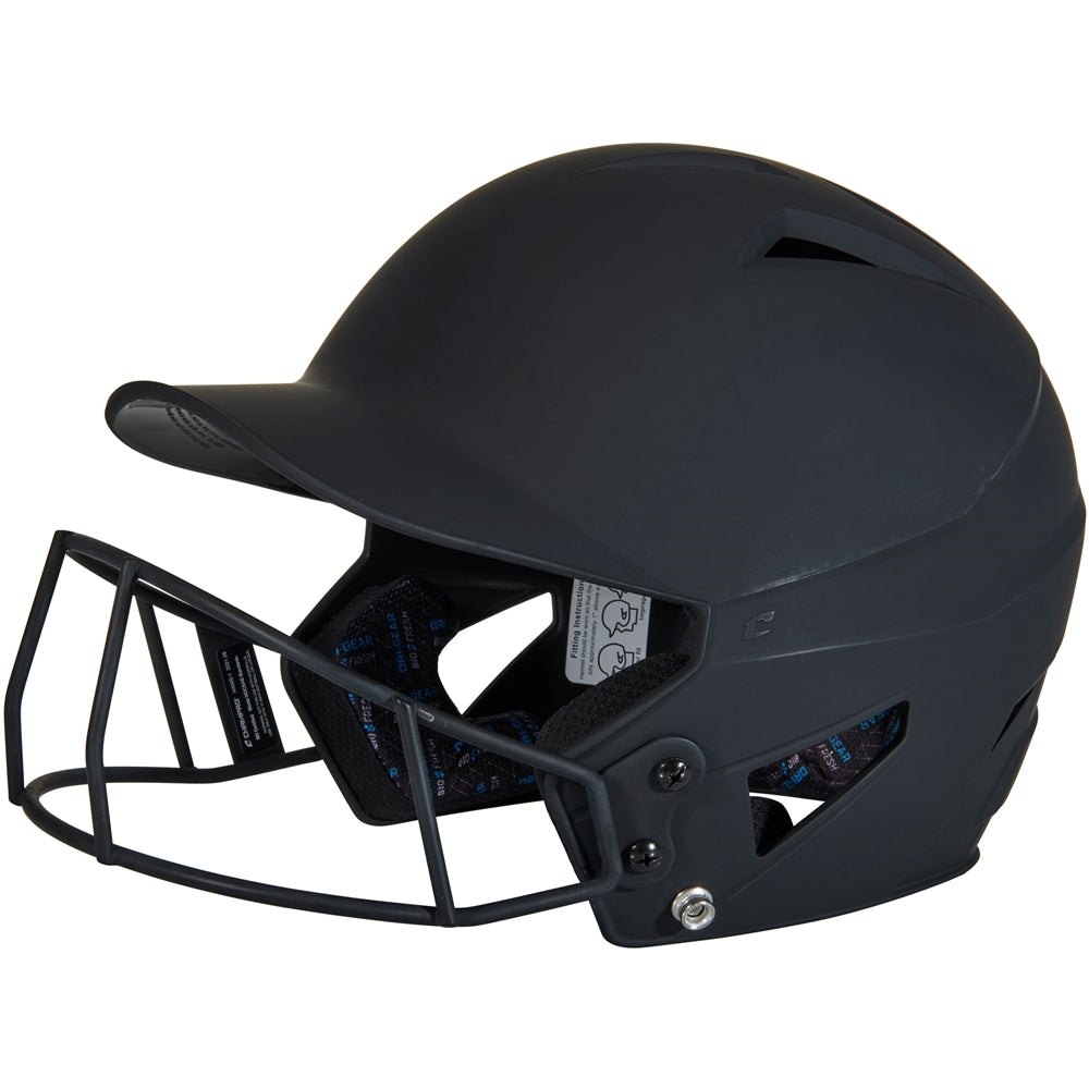 Champro Senior HX Matte Softball Batting Helmet with Facemask