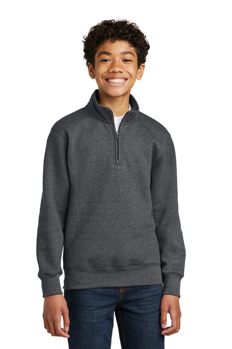 Port & Co Youth   Core Fleece 1/4-Zip Pullover Sweatshirt PC78YQ