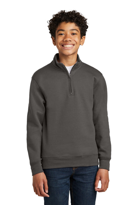 Port & Co Youth   Core Fleece 1/4-Zip Pullover Sweatshirt PC78YQ