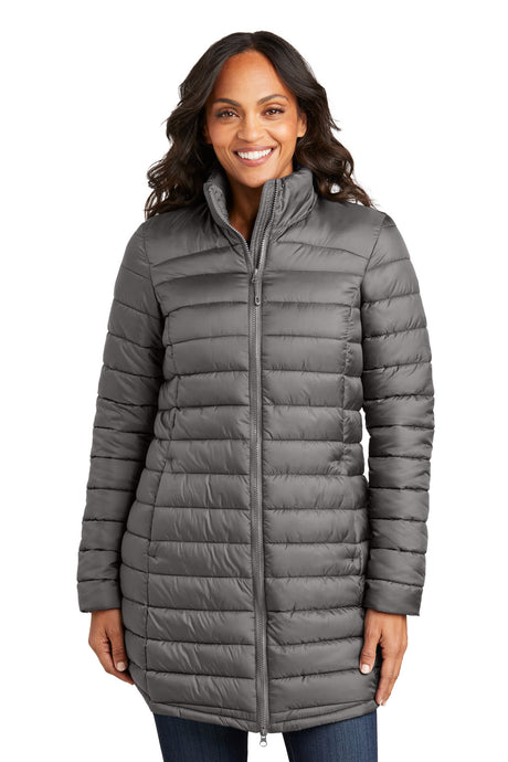 Port Authority Women's   Horizon Puffy Long Jacket L365