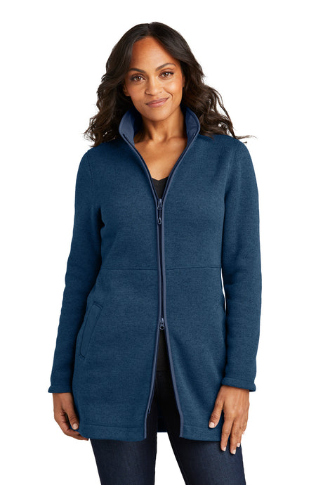 Port Authority Women's   Arc Sweater Fleece Long Jacket L425