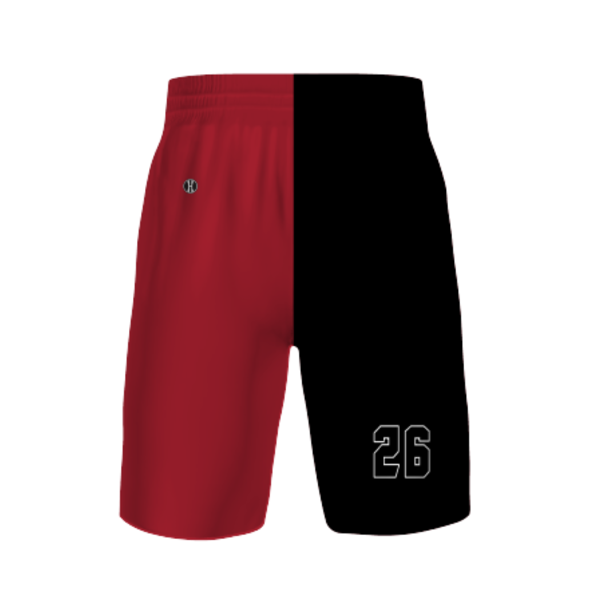 Holloway Youth Sublimated 4-Way Stretch 9 Inch Basketball Shorts