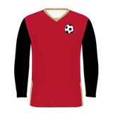 High Five Adult Sublimated Elite Long Sleeve Soccer Jersey Team Soccer Jerseys