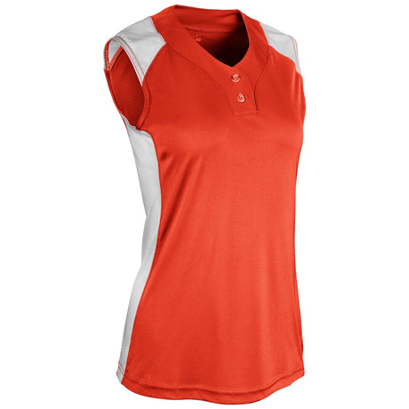 Champro Women's Infinite 2-Button Sleeveless Basketball Jersey-1