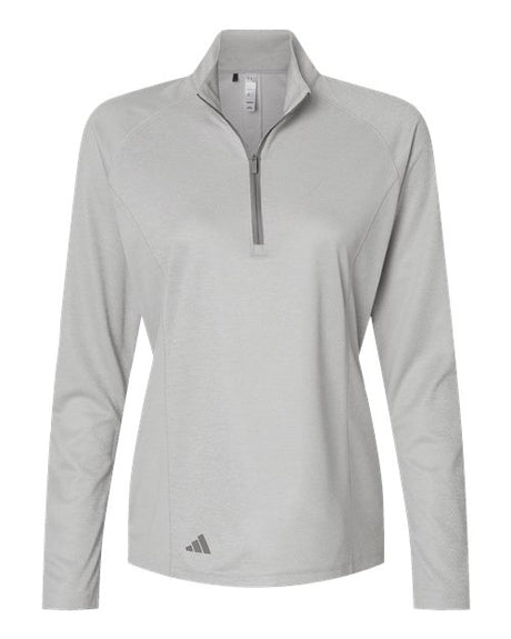 adidas Women's Space Dyed Quarter-Zip Pullover-1
