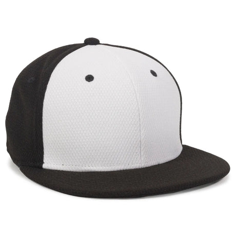 Outdoor Cap CAGE25 Flat Bill Cage Mesh Structured Solid Back Hat-1