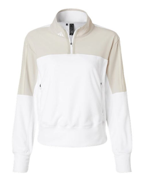 adidas Women's Fleece Quarter-Zip Pullover-1