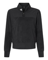 adidas Women's Fleece Quarter-Zip Pullover-1