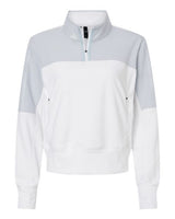 adidas Women's Fleece Quarter-Zip Pullover-1