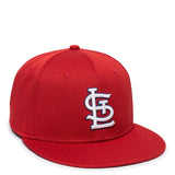 Outdoor Cap St. Louis Cardinals™ Official MLB® Replica Structured Solid Panel Hat (MLB-400)-1
