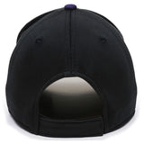 Outdoor Cap Colorado Rockies™ Official MLB® Replica Structured Solid Panel Hat (MLB-350)-2