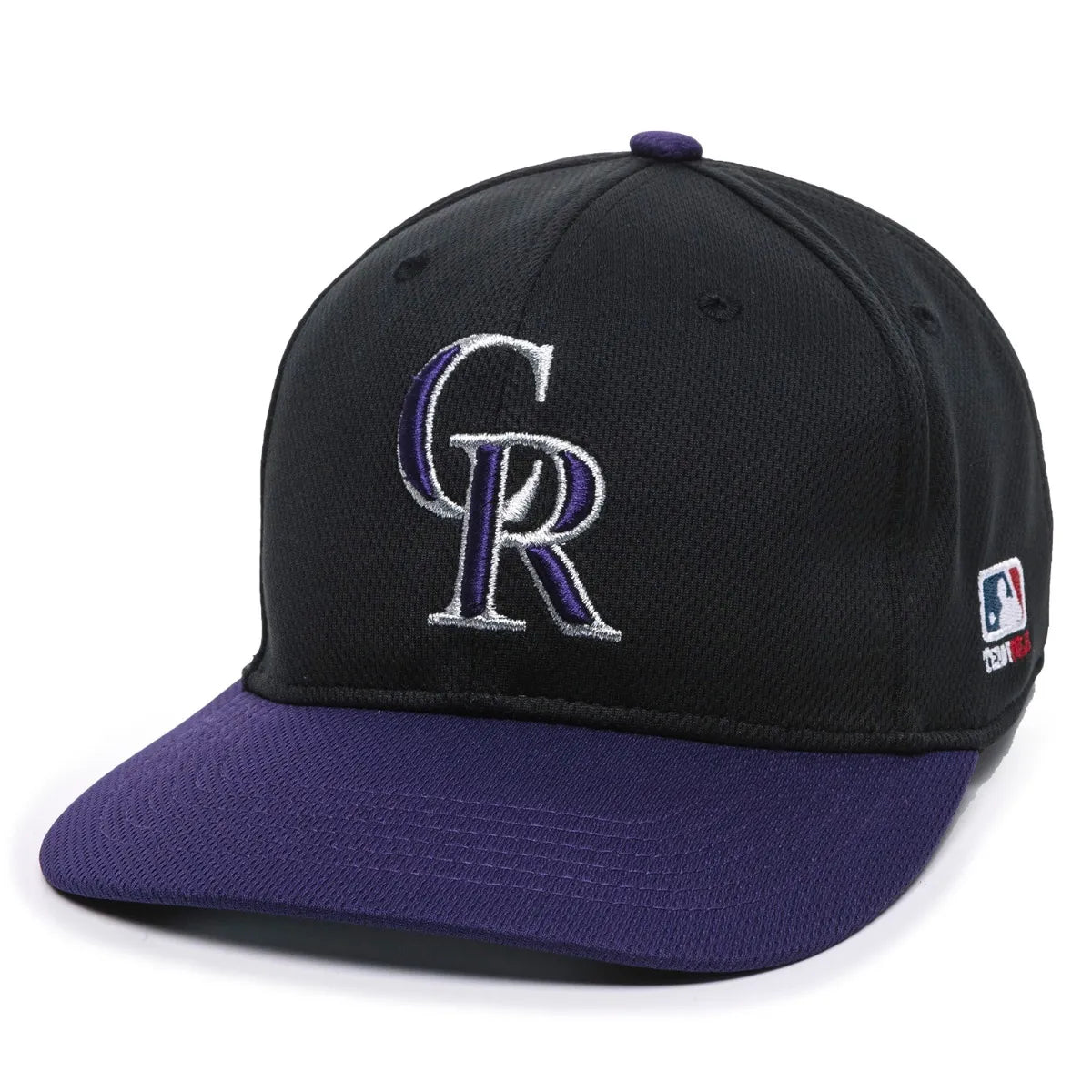 Outdoor Cap Colorado Rockies™ Official MLB® Replica Structured Solid Panel Hat (MLB-350)-4