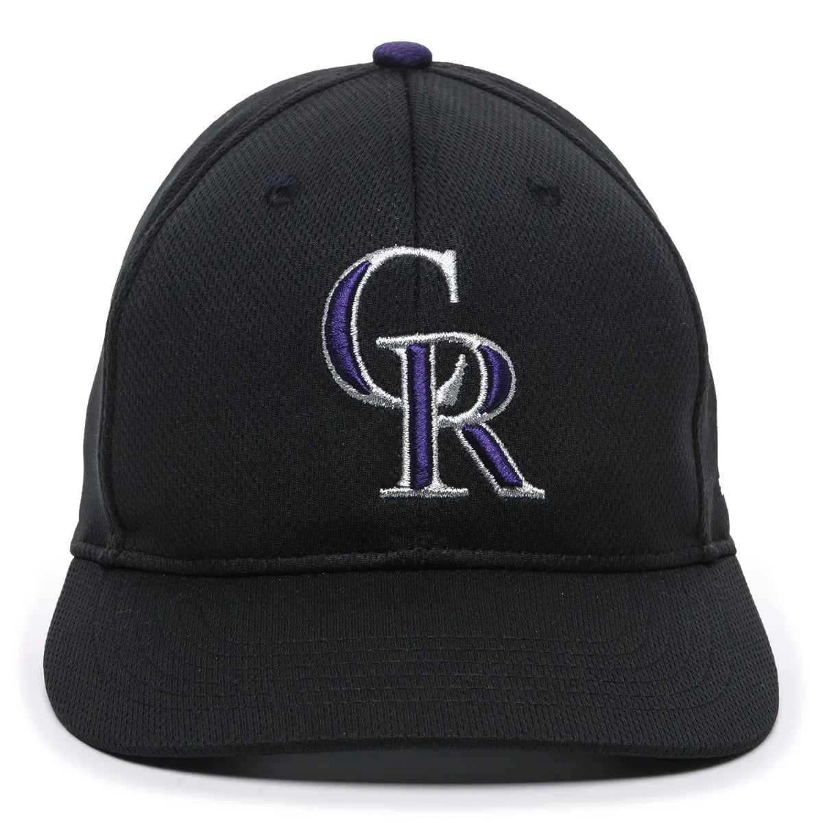 Outdoor Cap Colorado Rockies™ Official MLB® Replica Structured Solid Panel Hat (MLB-350)-3