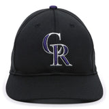Outdoor Cap Colorado Rockies™ Official MLB® Replica Structured Solid Panel Hat (MLB-350)-3