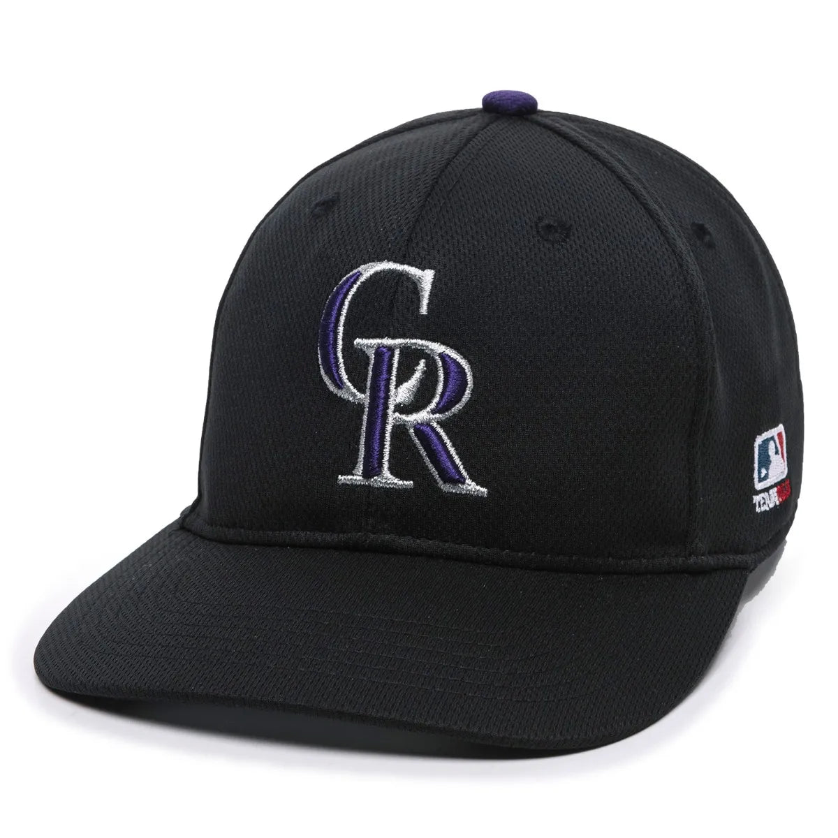 Outdoor Cap Colorado Rockies™ Official MLB® Replica Structured Solid Panel Hat (MLB-350)-4