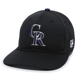 Outdoor Cap Colorado Rockies™ Official MLB® Replica Structured Solid Panel Hat (MLB-350)-4