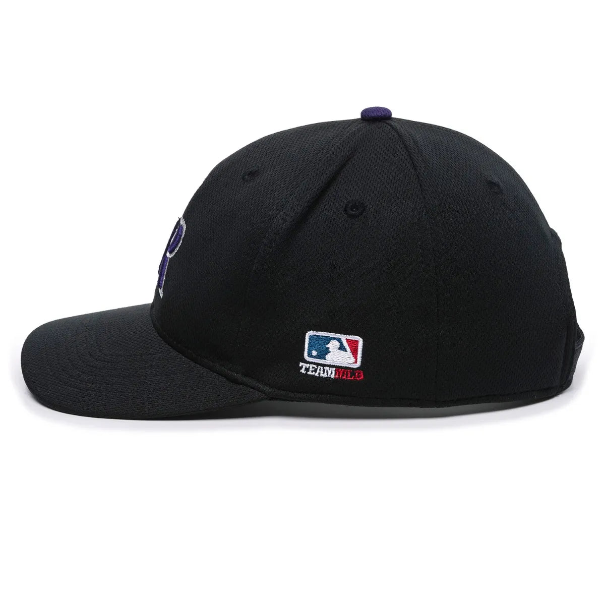 Outdoor Cap Colorado Rockies™ Official MLB® Replica Structured Solid Panel Hat (MLB-350)-5