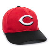 Outdoor Cap Cincinnati Reds™ Official MLB® Replica Structured Solid Panel Hat (MLB-350)-1