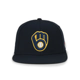 Outdoor Cap Milwaukee Brewers™ Official MLB® Replica Structured Solid Panel Hat (MLB-450)-2