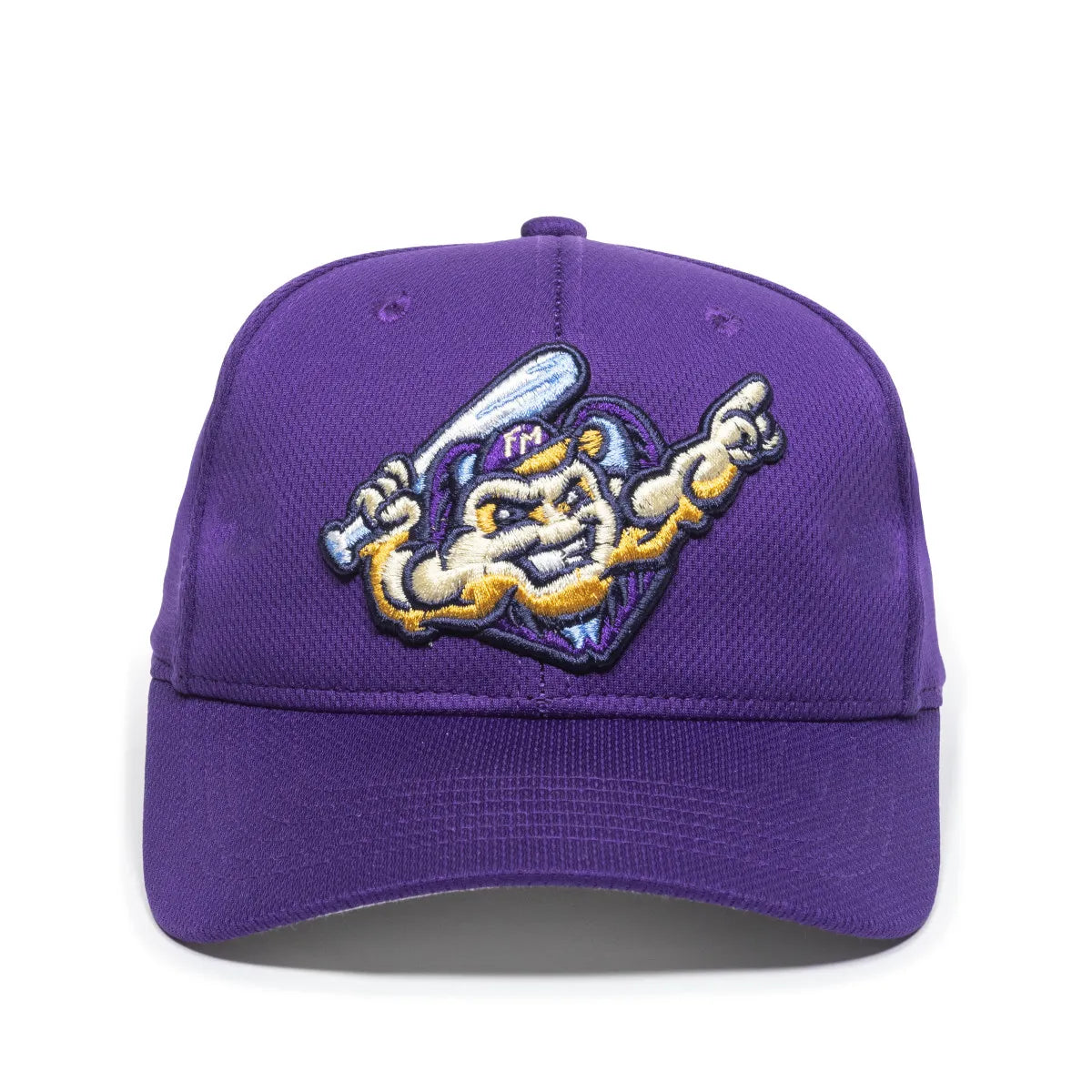 Outdoor Cap Fort Myers Mighty Mussels™ MiLB® Replica Structured Solid Panel Hat (MIN-350)-3