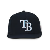 Outdoor Cap Tampa Bay Rays™ Official MLB® Replica Structured Solid Panel Hat (MLB-450)-2