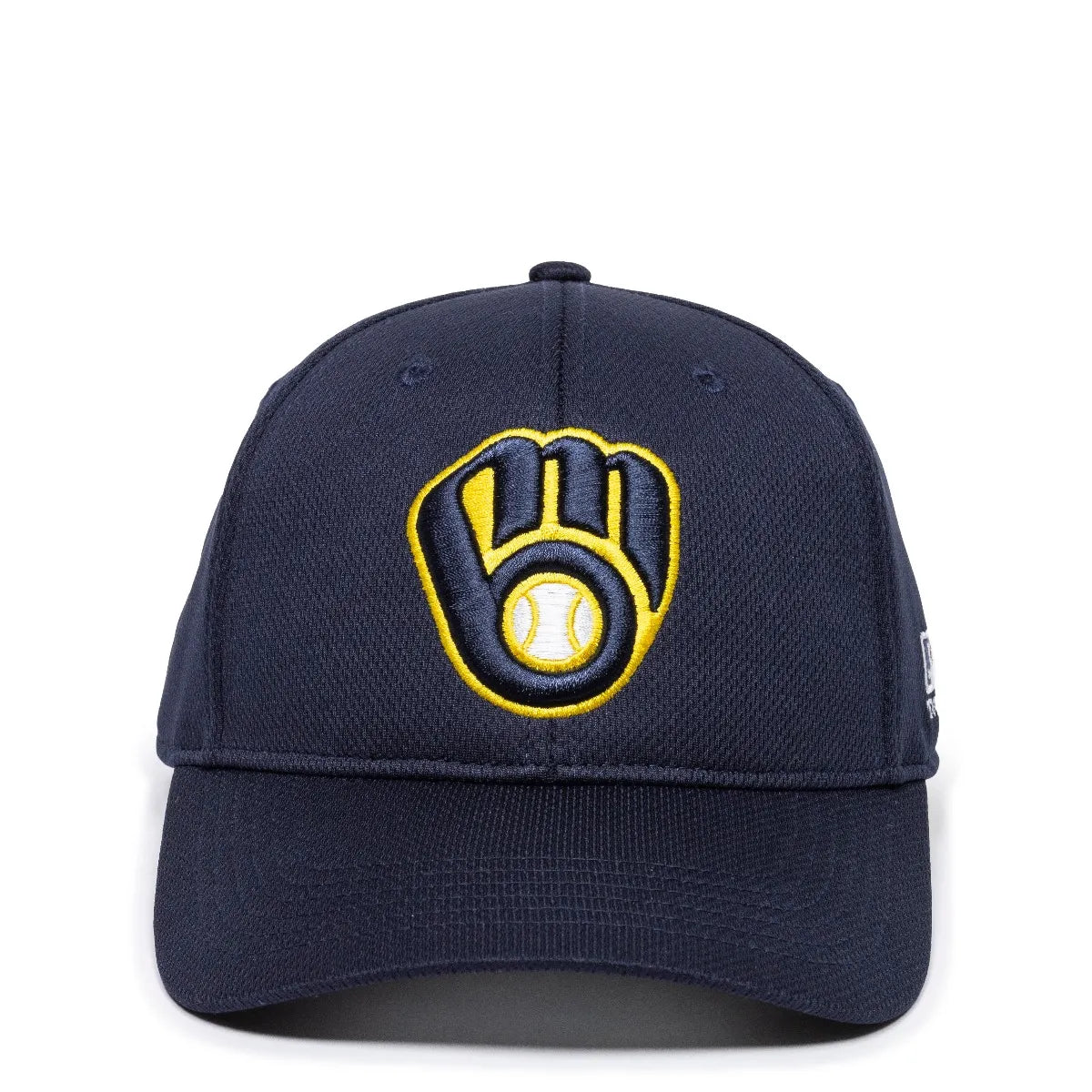 Outdoor Cap Milwaukee Brewers™ Official MLB® Replica Structured Solid Panel Hat (MLB-350)-3
