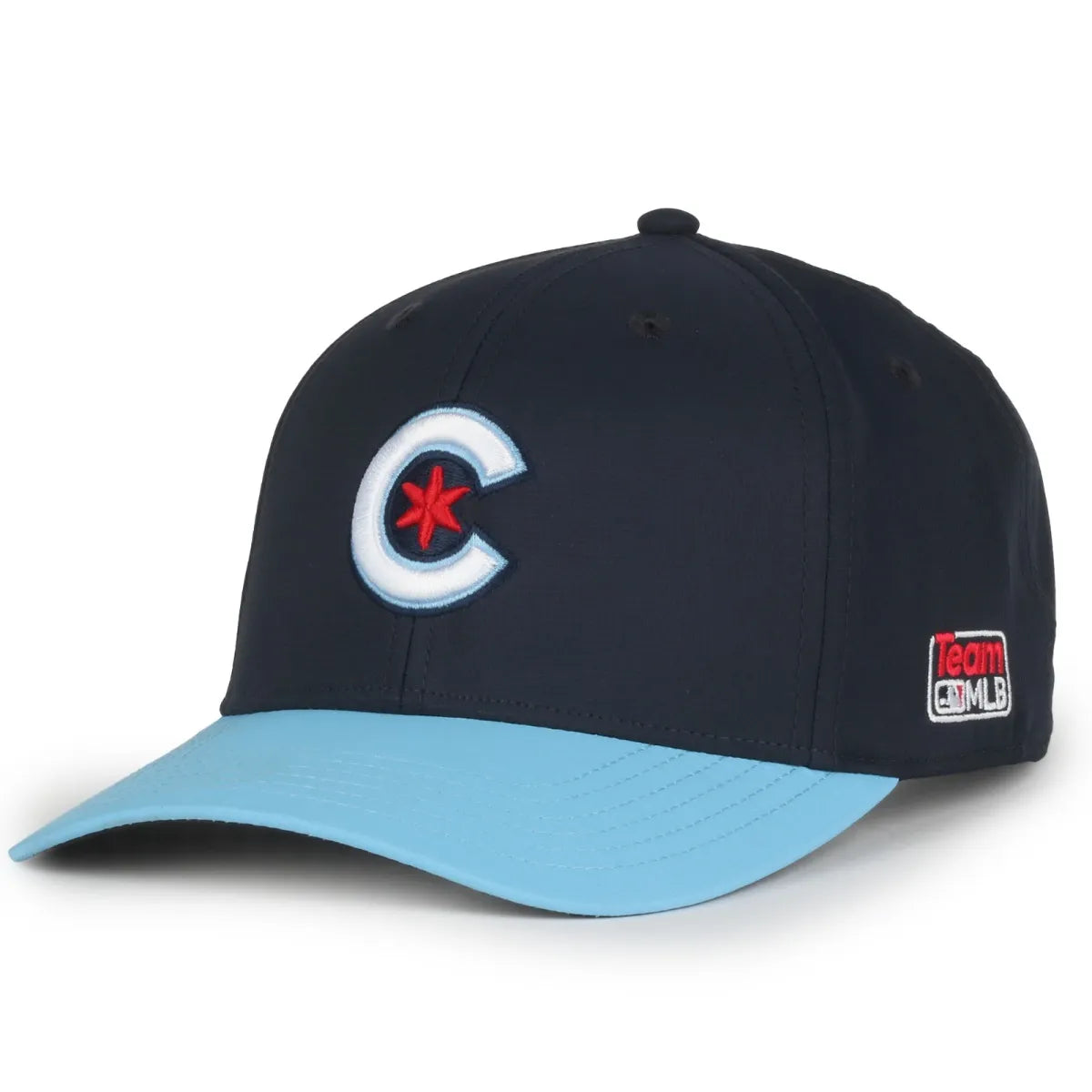 Outdoor Cap Chicago Cubs™ Official MLB® Replica Structured Solid Panel Hat (MLB-550cc)-8