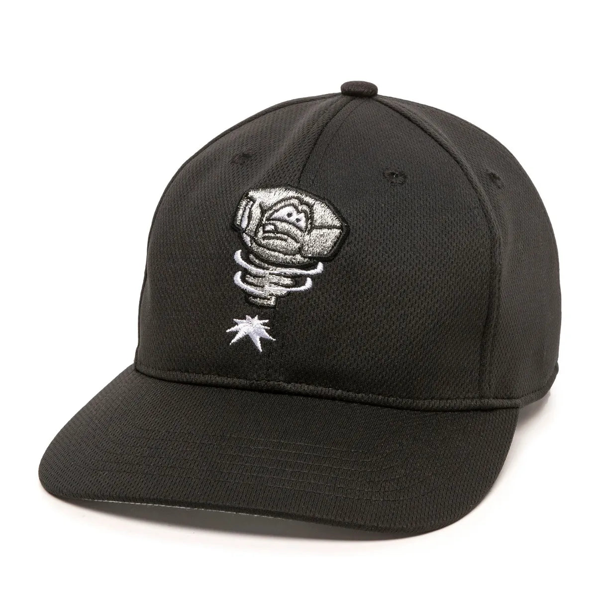 Outdoor Cap Lansing Lugnuts™ MiLB® Replica Structured Solid Panel Hat (MIN-350)-4