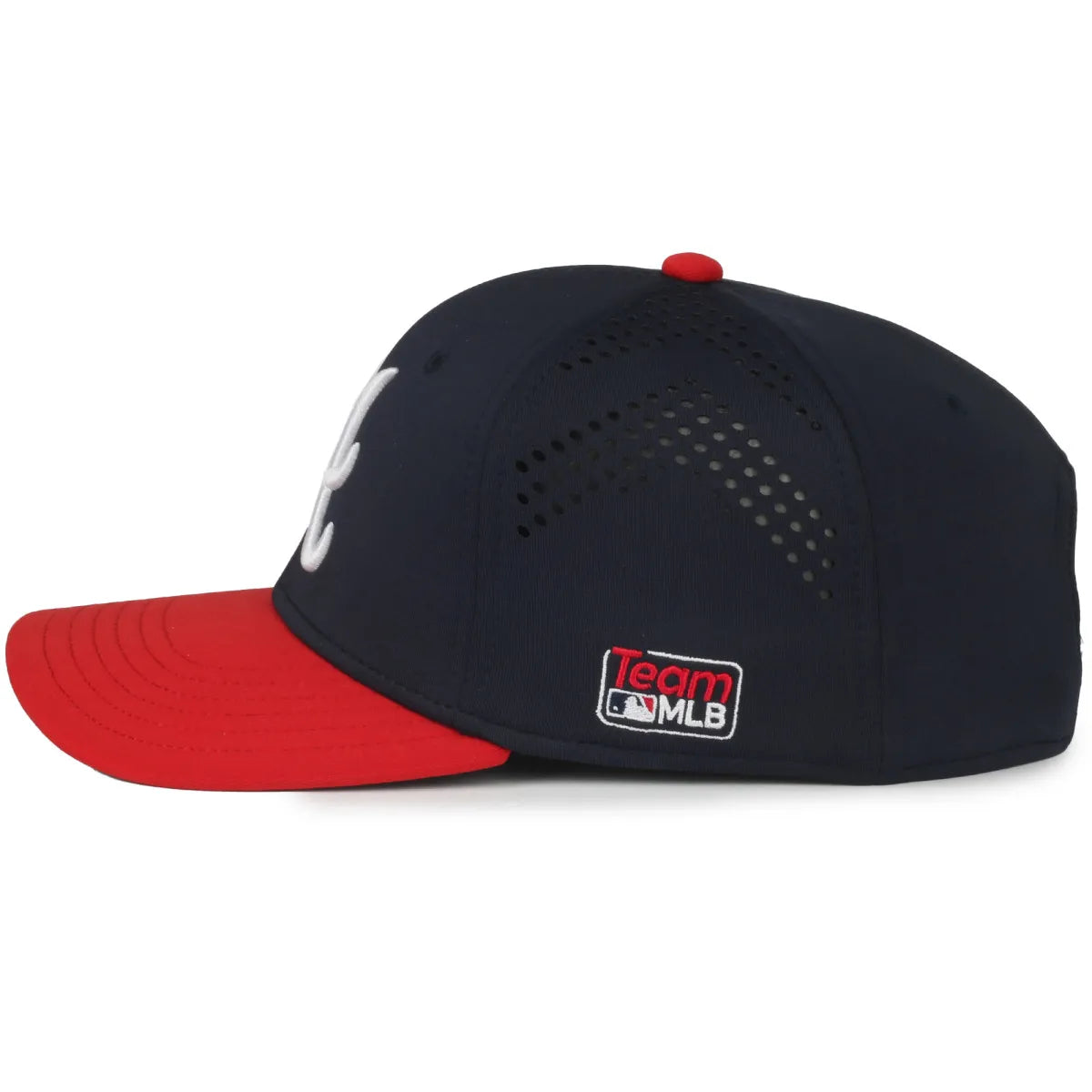 Outdoor Cap Atlanta Braves™ Official MLB® Replica Structured Solid Panel Hat (MLB-650)-7