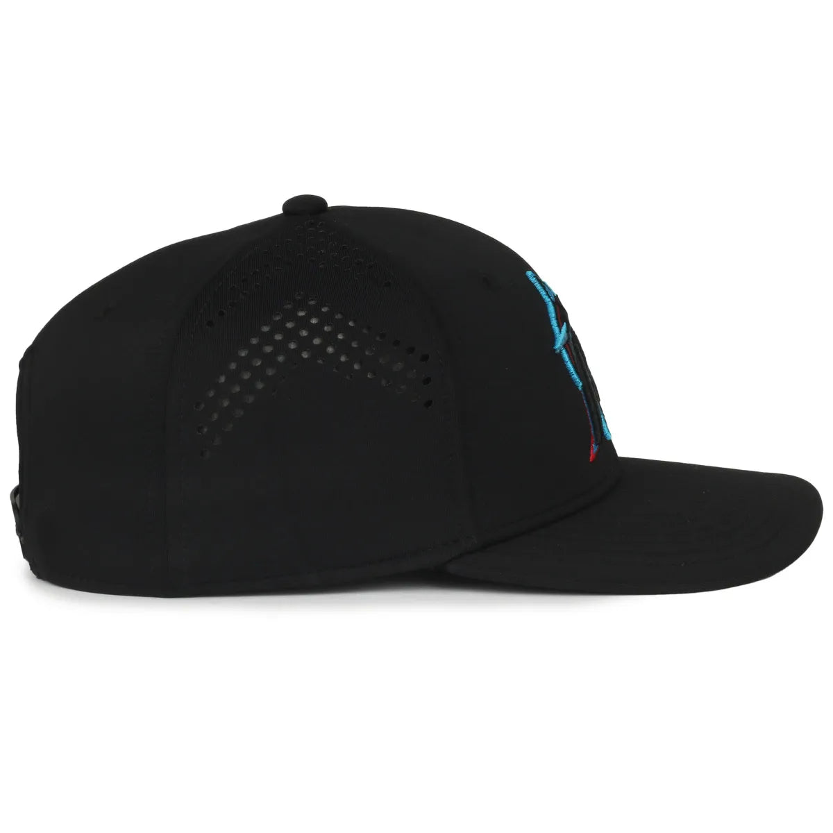 Outdoor Cap Miami Marlins™ Official MLB® Replica Structured Solid Panel Hat (MLB-650)-3