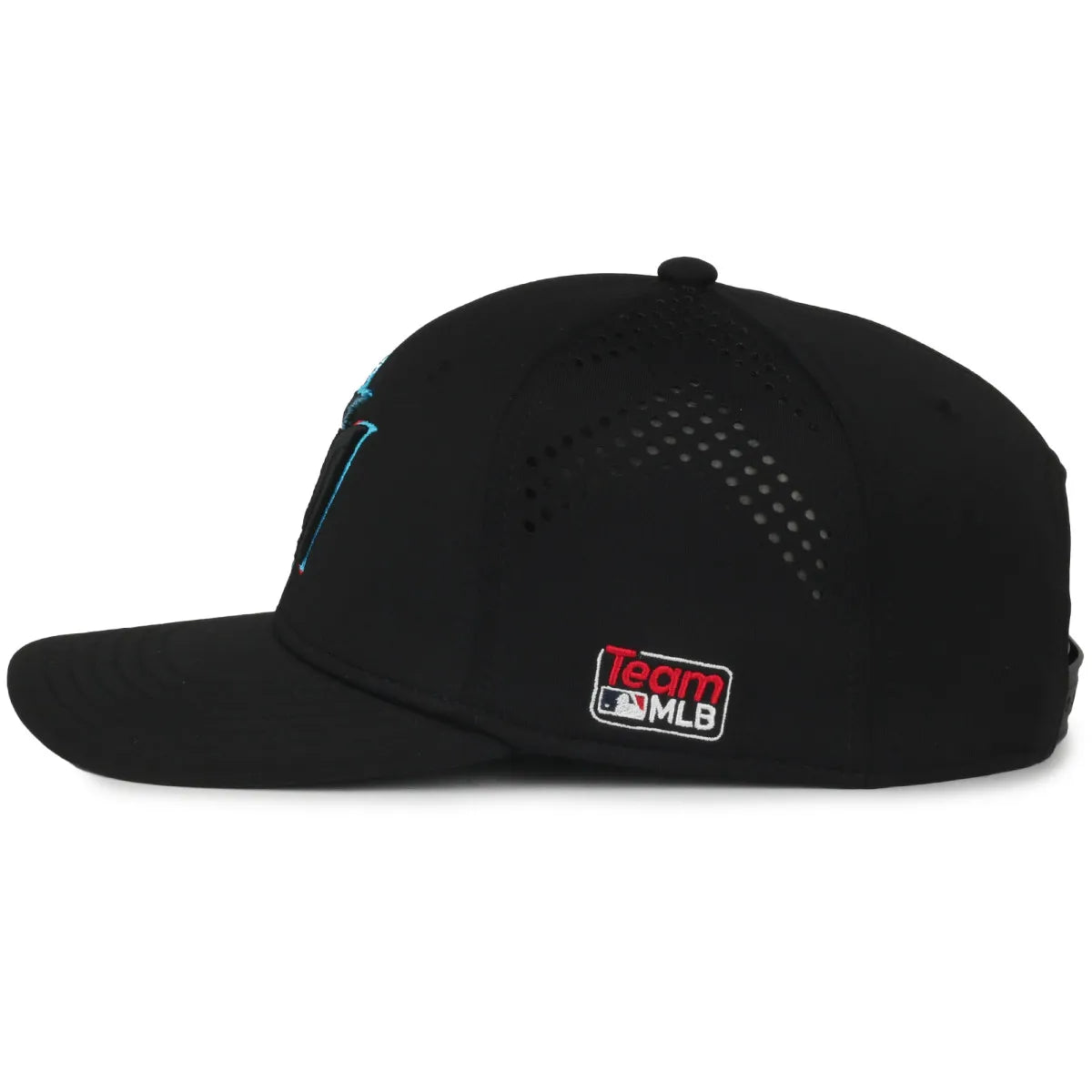Outdoor Cap Miami Marlins™ Official MLB® Replica Structured Solid Panel Hat (MLB-650)-7