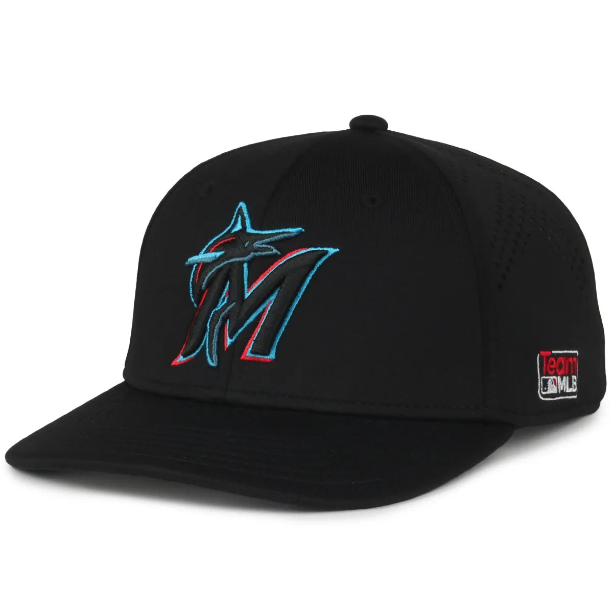 Outdoor Cap Miami Marlins™ Official MLB® Replica Structured Solid Panel Hat (MLB-650)-8